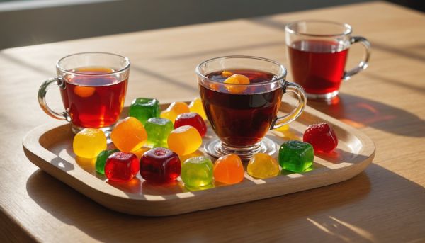 Bonbons gélifiés fruités et infusions relaxantes bio